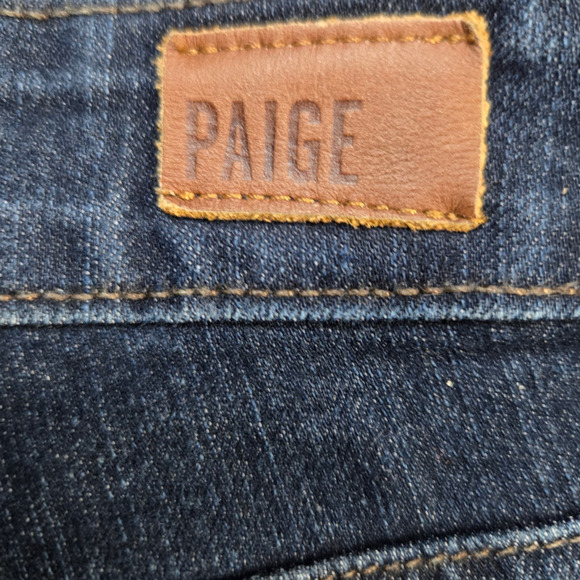 Paige Verdugo Dark Wash Mid Rise Slim Classic Ultra Skinny Jeans Size 28 - Picture 6 of 7